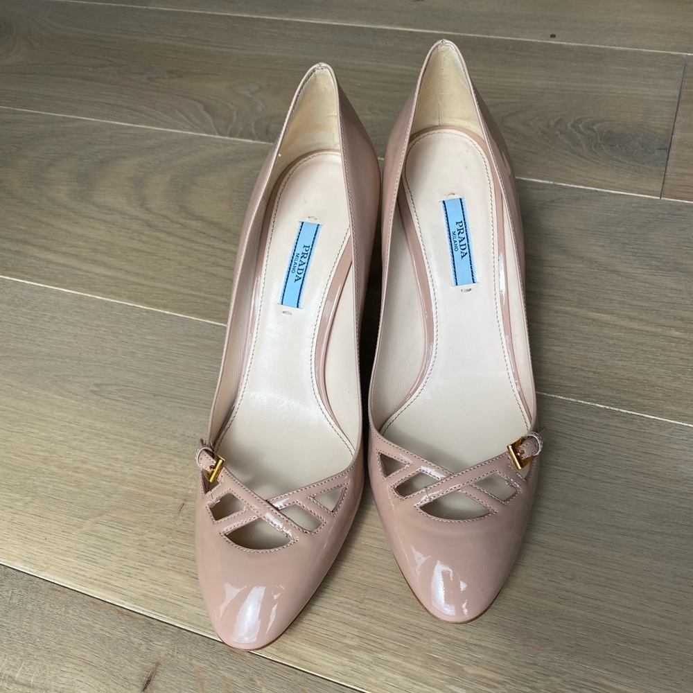 Prada Cream Shoes (heels)